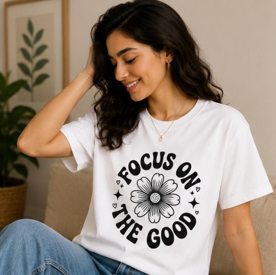 Women's White Graphic T-Shirt | THREAD — view 1